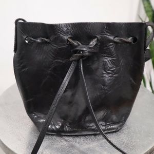 Mansur Gavriel Mini Bucket Shoulder Bag Leather
